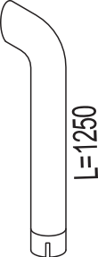Tubo de escape DINEX 80644