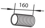 Tubo de escape DINEX 80778