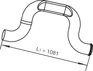 Tubo de escape DINEX 80779