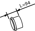 Tubo de escape DINEX 80780