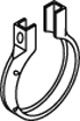 Pieza de fijación, sistema de escape DINEX 80807