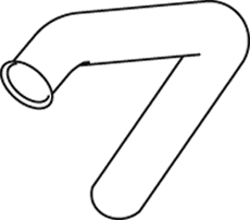 Tubo de escape DINEX 81616