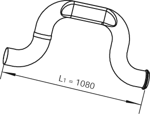 Tubo de escape DINEX 81686