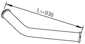 Tubo de escape DINEX 81705