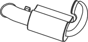 Silenciador posterior DINEX 81731