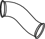 Tubo de escape DINEX 82211