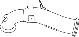 Tubo de escape DINEX 82232