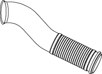 Tubo de escape DINEX 82235