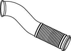 Tubo de escape DINEX 82255