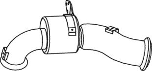 Tubo de escape DINEX 82259