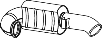 Silenciador posterior DINEX 82611