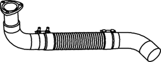 Tubo de escape DINEX 84099
