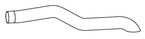 Tubo de escape DINEX 84701