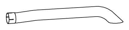 Tubo de escape DINEX 85657