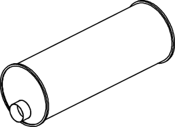 Silenciador central/posterior DINEX 88327