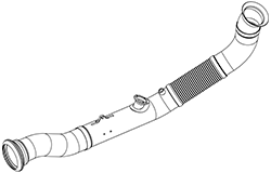 Tubo de escape DINEX 8AA013