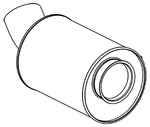 Silenciador posterior DINEX 8AC007