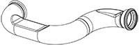 Tubo de escape DINEX 8AE002