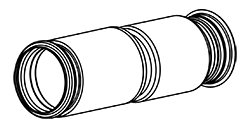 Tubo de escape DINEX 8AE024