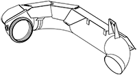 Tubo de escape DINEX 8AG021