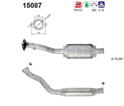 Catalizador Citroën XANTIA · Citroën XANTIA Break
