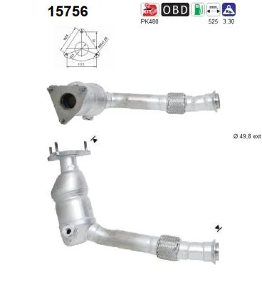 Catalizador Citroën C5 I · Citroën C5 I Break