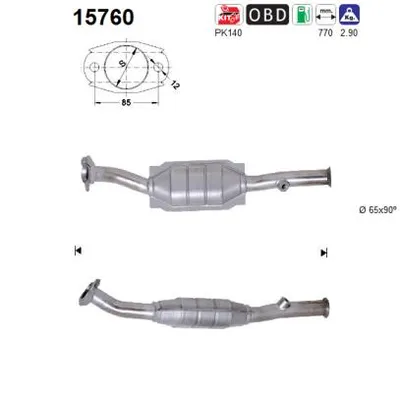Catalizador Peugeot 306 Hatchback · Peugeot 306 · Citroën BERLINGO / BERLINGO FIRST Box Body/MPV