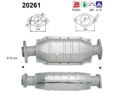 Catalizador Ford ESCORT V · Ford ESCORT VI