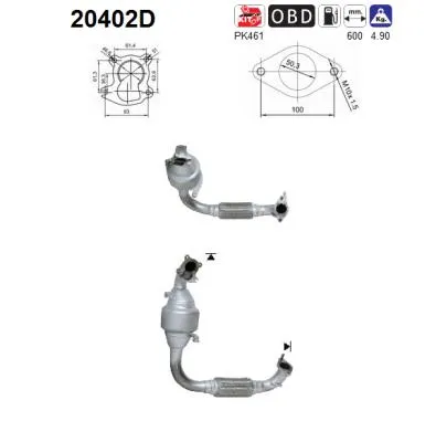 Catalizador Ford FIESTA V