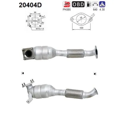 Catalizador Ford FOCUS I · Ford FOCUS I Saloon · Ford FOCUS I Turnier