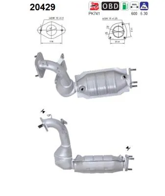 Catalizador Ford FOCUS I · Ford FOCUS I Turnier