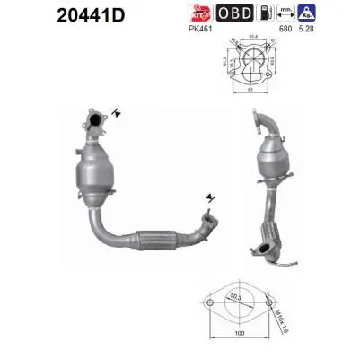 Catalizador Ford FIESTA V · Ford FUSION