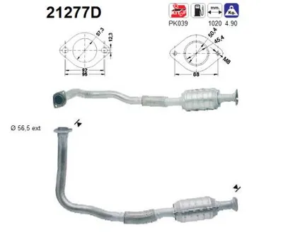 Catalizador Opel ASTRA F Hatchback · Opel ASTRA F Estate · Opel ASTRA F Saloon