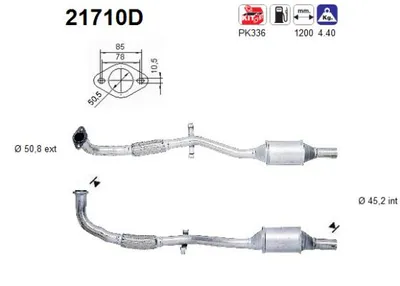 Catalizador Opel CORSA B · Vauxhall CORSA Mk I