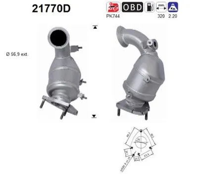 Catalizador Opel SIGNUM Hatchback · Vauxhall SIGNUM · Saab 9-3