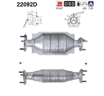 Catalizador Honda CIVIC VII Hatchback