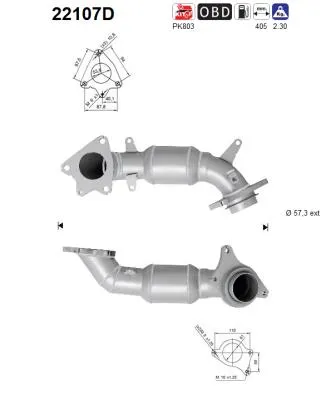 Catalizador Honda CIVIC VIII Hatchback