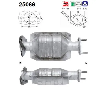 Catalizador Mazda 323 III Saloon · Mazda 323 III Hatchback · Mazda 323 III Station Wagon