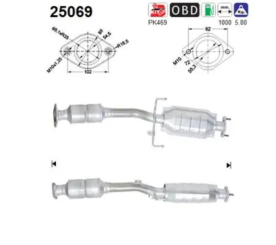Catalizador Mazda 626 V Station Wagon · Mazda 626 V Hatchback · Mazda 626 V
