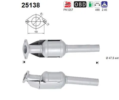 Catalizador Kia CEE'D · Kia PRO CEE'D · Kia PRO CEE'D Hatchback Van