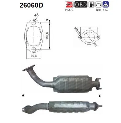 Catalizador Mitsubishi PAJERO III Canvas Top · Mitsubishi PAJERO II · Mitsubishi PAJERO III