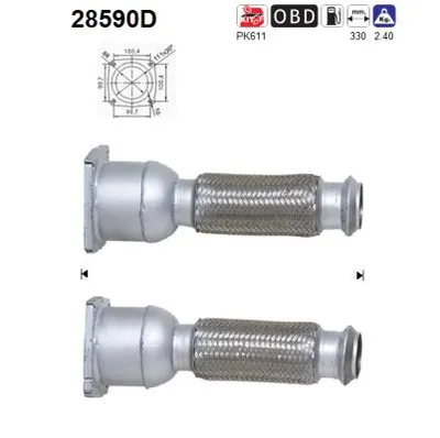Catalizador Peugeot 307 · Peugeot 307 SW