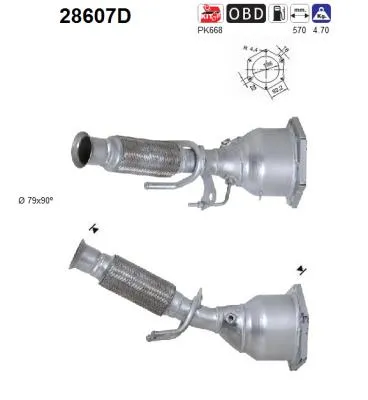 Catalizador Peugeot 607