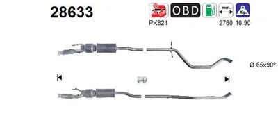 Catalizador Peugeot 407 SW · Peugeot 407