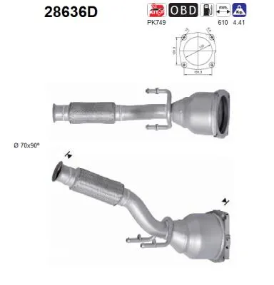 Catalizador Peugeot 407 · Peugeot 407 SW
