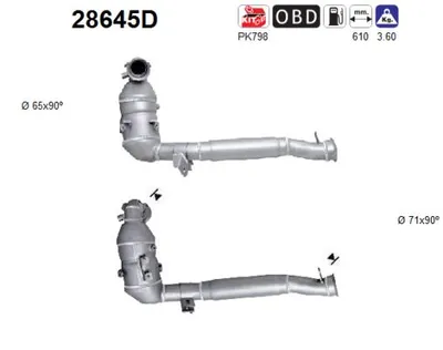 Catalizador Citroën C6 · Peugeot 407 Coupe · Peugeot 407