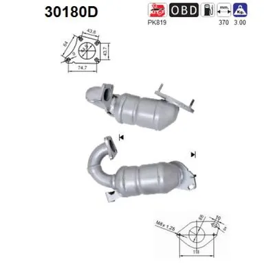 Catalizador Renault MEGANE II · Renault CLIO II · Renault SCÉNIC II