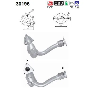 Catalizador Renault LAGUNA II · Renault LAGUNA II Grandtour