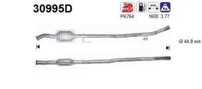 Catalizador Renault CLIO II · Renault CLIO II Hatchback Van
