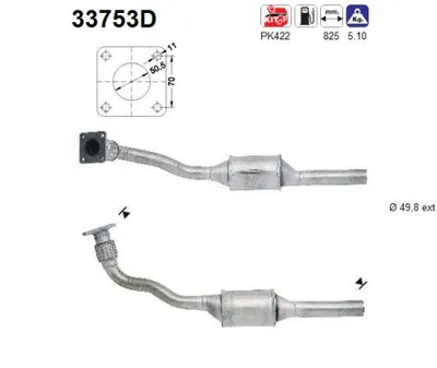 Catalizador Seat IBIZA II · Vw POLO III CLASSIC · Seat CORDOBA